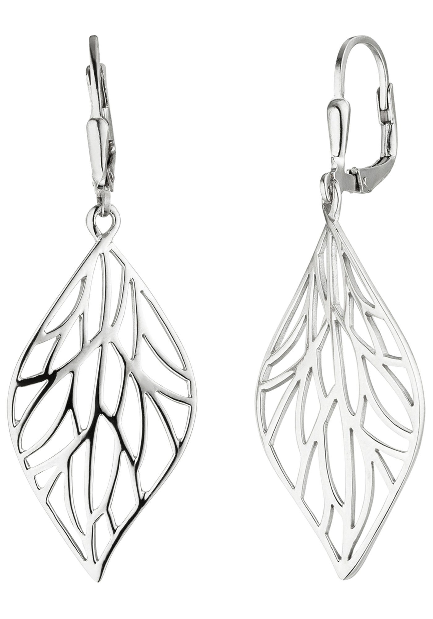 JOBO Paar Ohrhänger Blatt, 925 Silber günstig online kaufen
