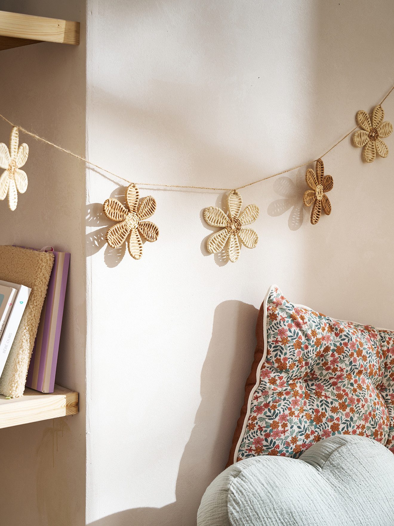 vertbaudet Girlande Girlande BLUMEN Kinderzimmer