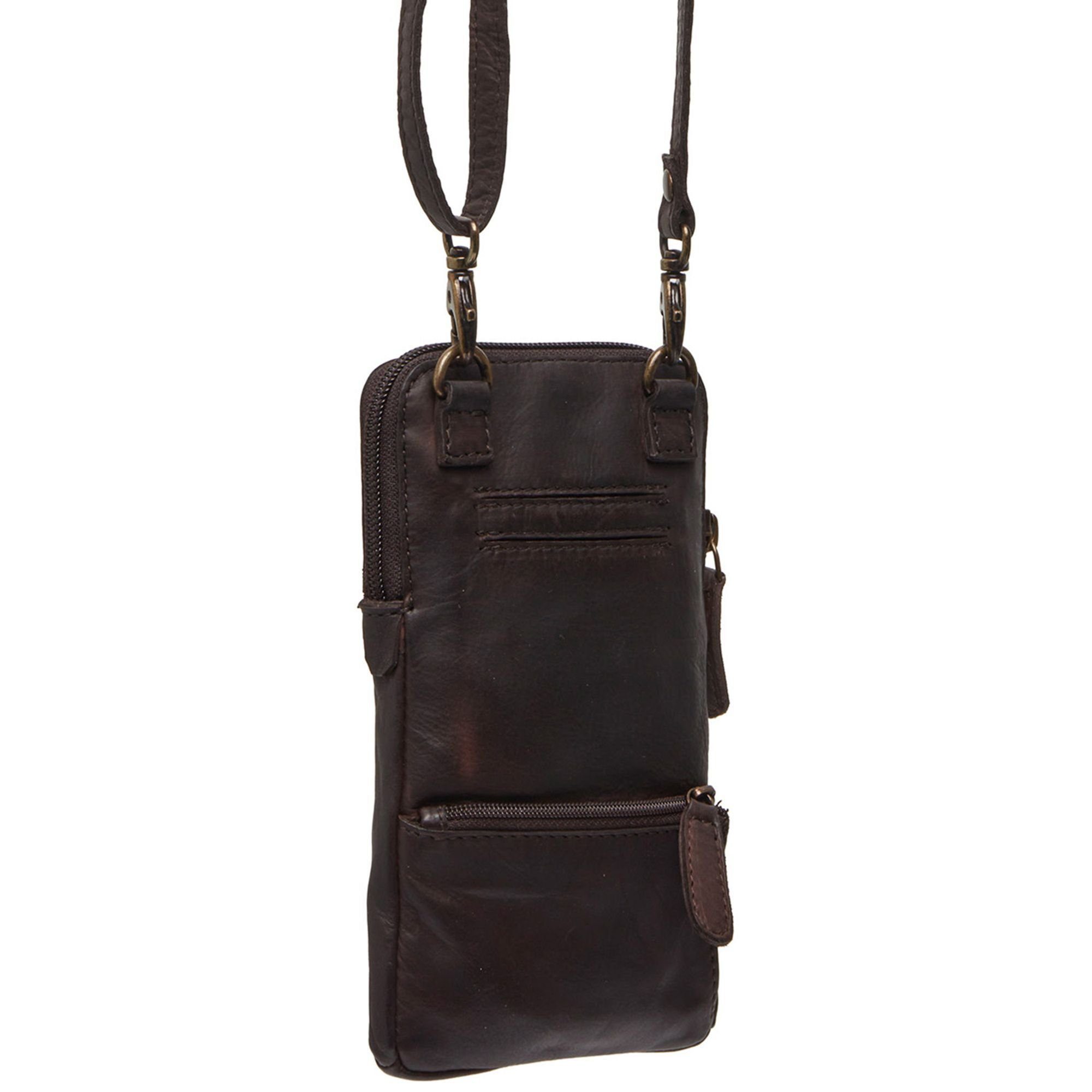 Smartphone-Hülle Chesterfield brown Leder Cuba, Brand The