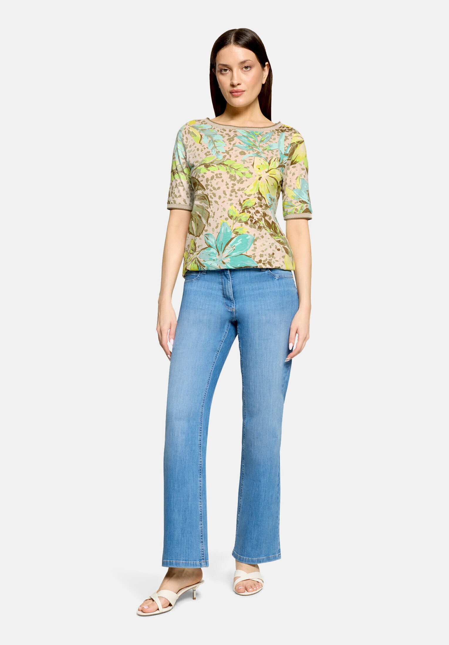 Betty Barclay Kurzarmshirt Damen mit Tunnelzug (1-tlg)