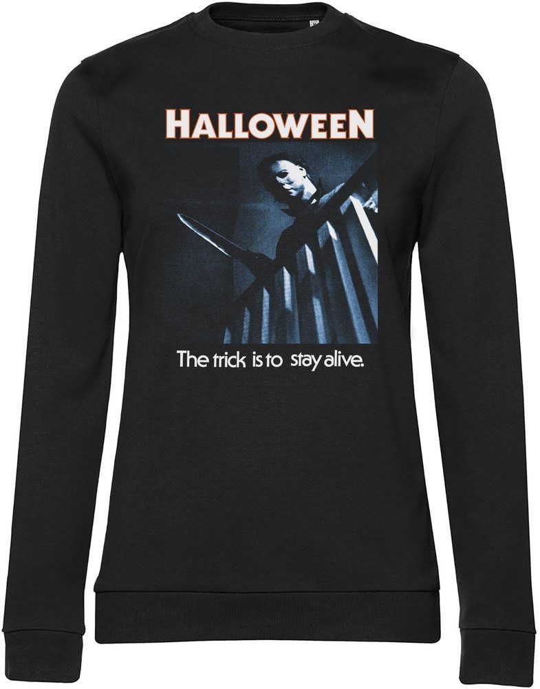 Halloween Rundhalspullover Stay Alive Halloween Girly Sweatshirt