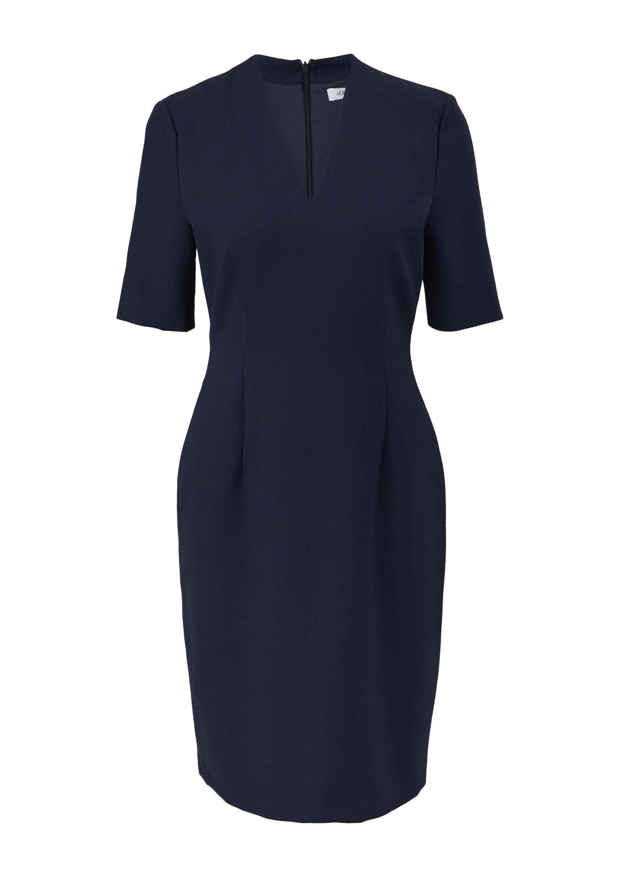 s.Oliver Minikleid Kleid Etuikleid aus Viskosemix günstig online kaufen