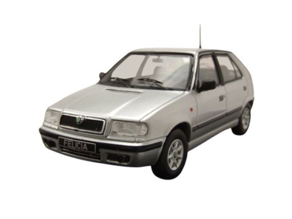 ixo Models Modellauto Skoda Felicia 1998 silber, Maßstab 1:43