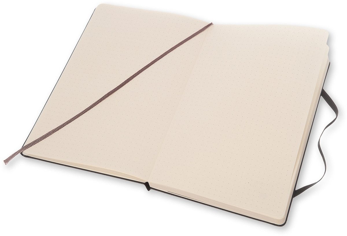 MOLESKINE Notizbuch Notizbuch Large A5 Punktraster Hardcover 120 Blatt schwarz