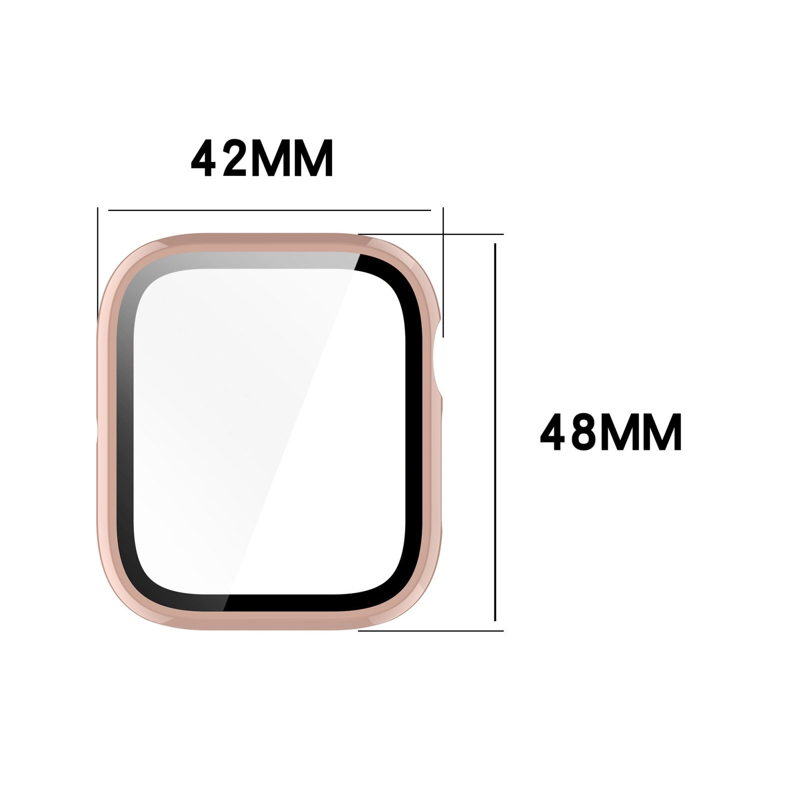 Wigento Smartwatch-Hülle Für Honor Watch 5 Kunststoff PC Smart Watch Hülle + H9 Hart Glas Grün, Schutzhülle aus PC + Hart Glas für Rundumschutz