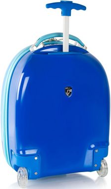Heys Kinderkoffer Paw Patrol, Blau, 2 Rollen, Kindertrolley Kinderreisegepäck Handgepäck-Koffer in runder Form