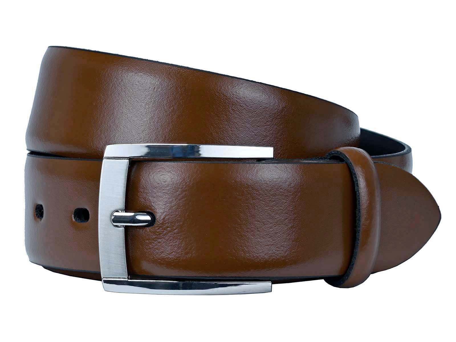 Men’s Belts Dorn-Schließe cognac Ledergürtel LLOYD LLOYD-Herren-Ledergürtel 35 mm