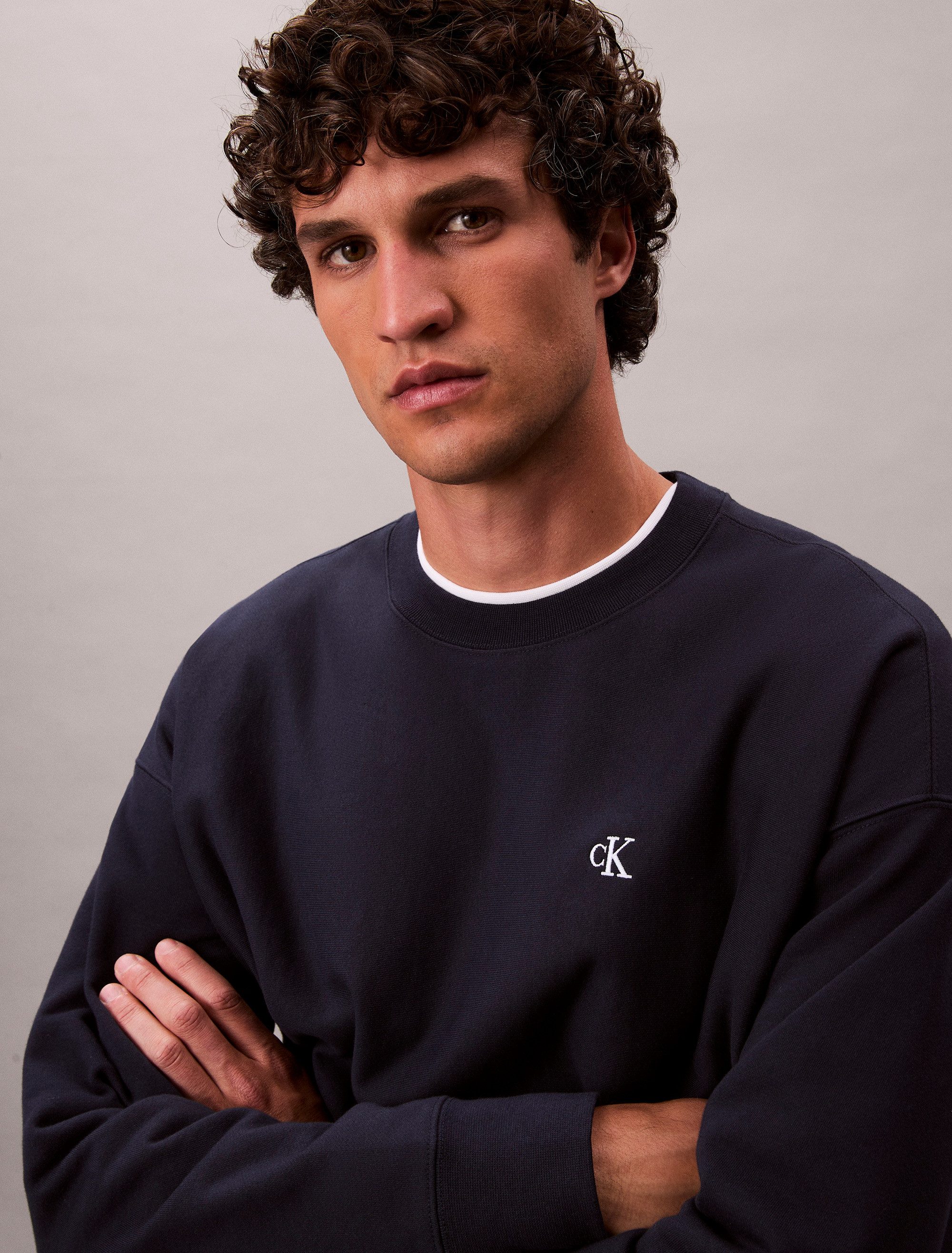 Calvin Klein Jeans Sweatshirt regular fit, Rundhalsausschnitt