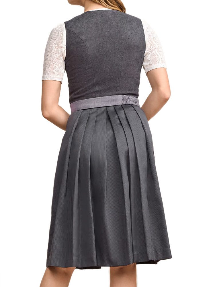 Krüger Madl Dirndl Dirndl Evi 60cm Länge anthrazit