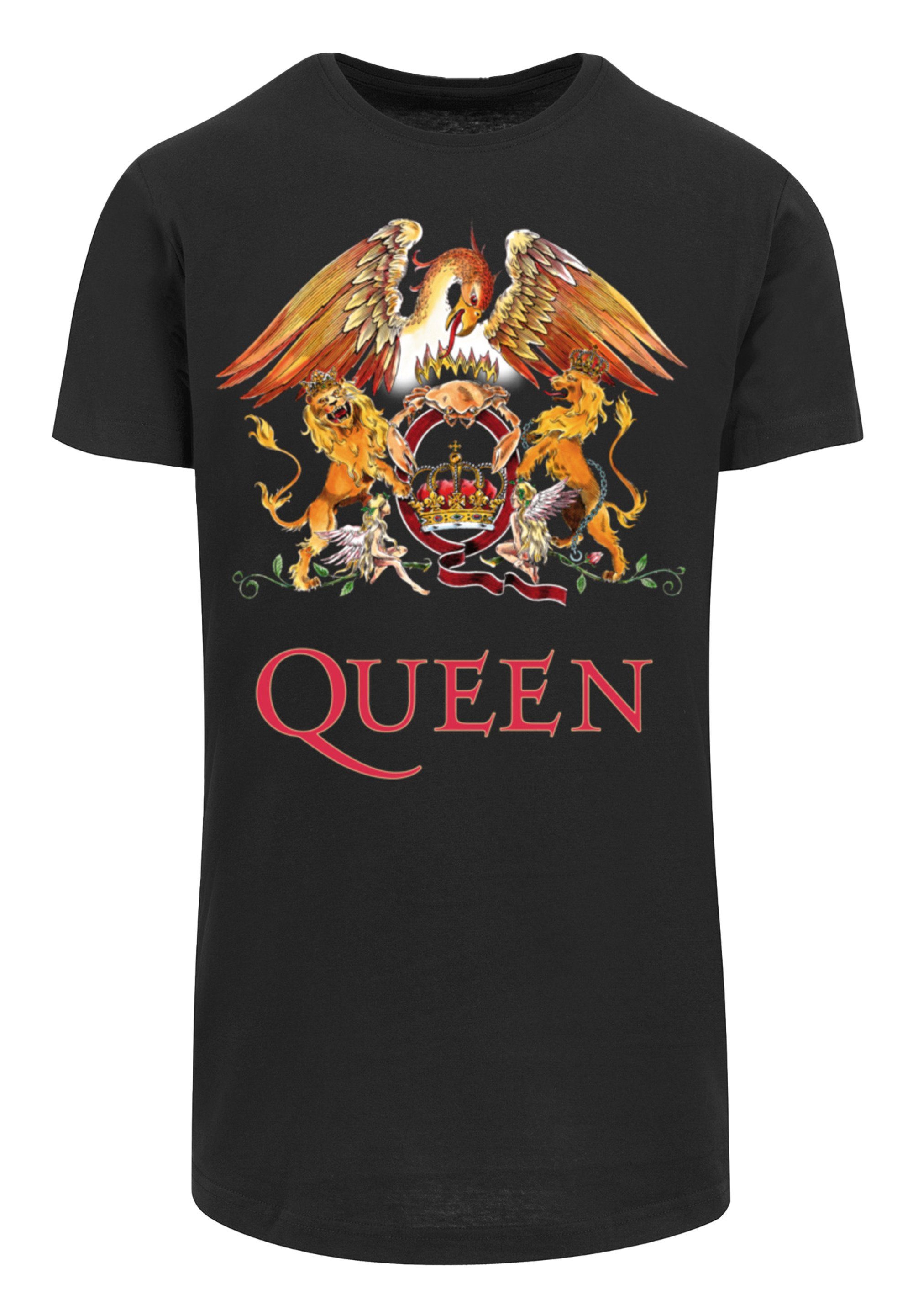 F4NT4STIC T-Shirt PLUS SIZE Queen Classic Crest Print schwarz