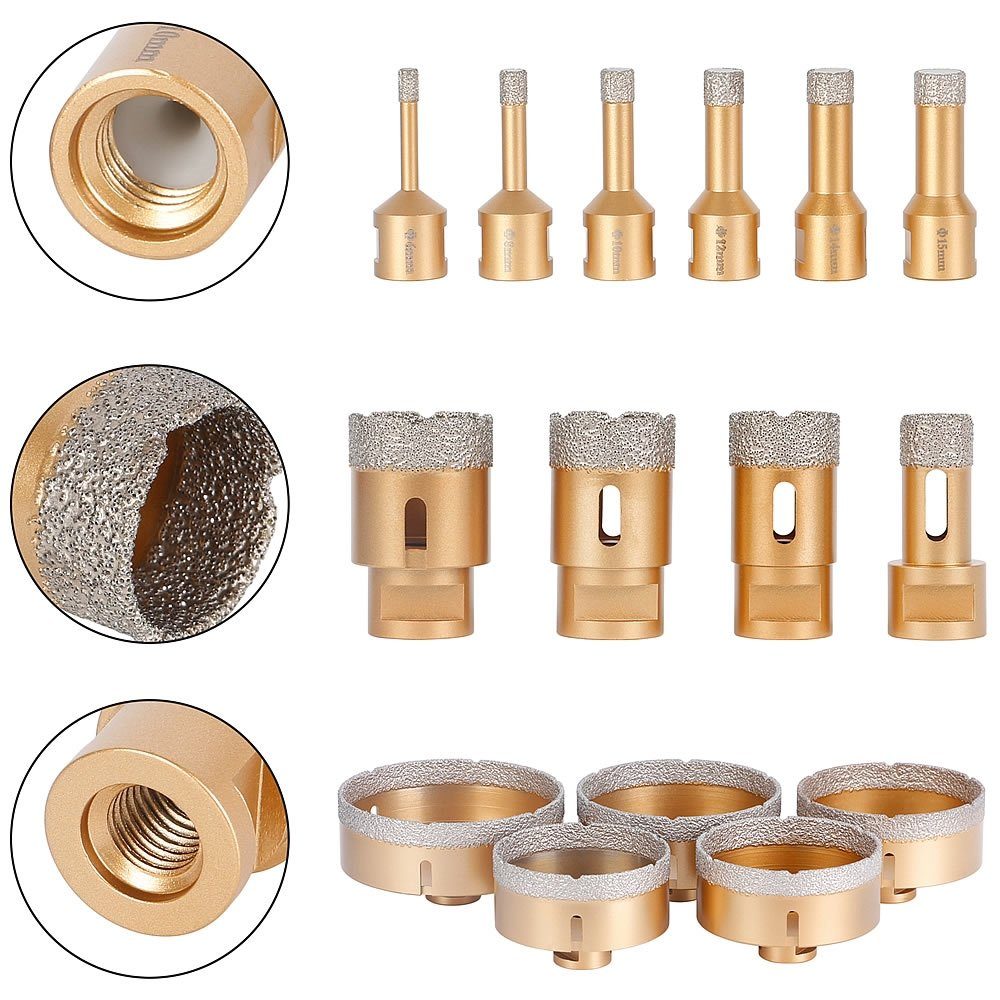 Melko Diamanttrockenbohrer Diamantbohrer Diamantbohrkrone M14 Nass+Trocken günstig online kaufen