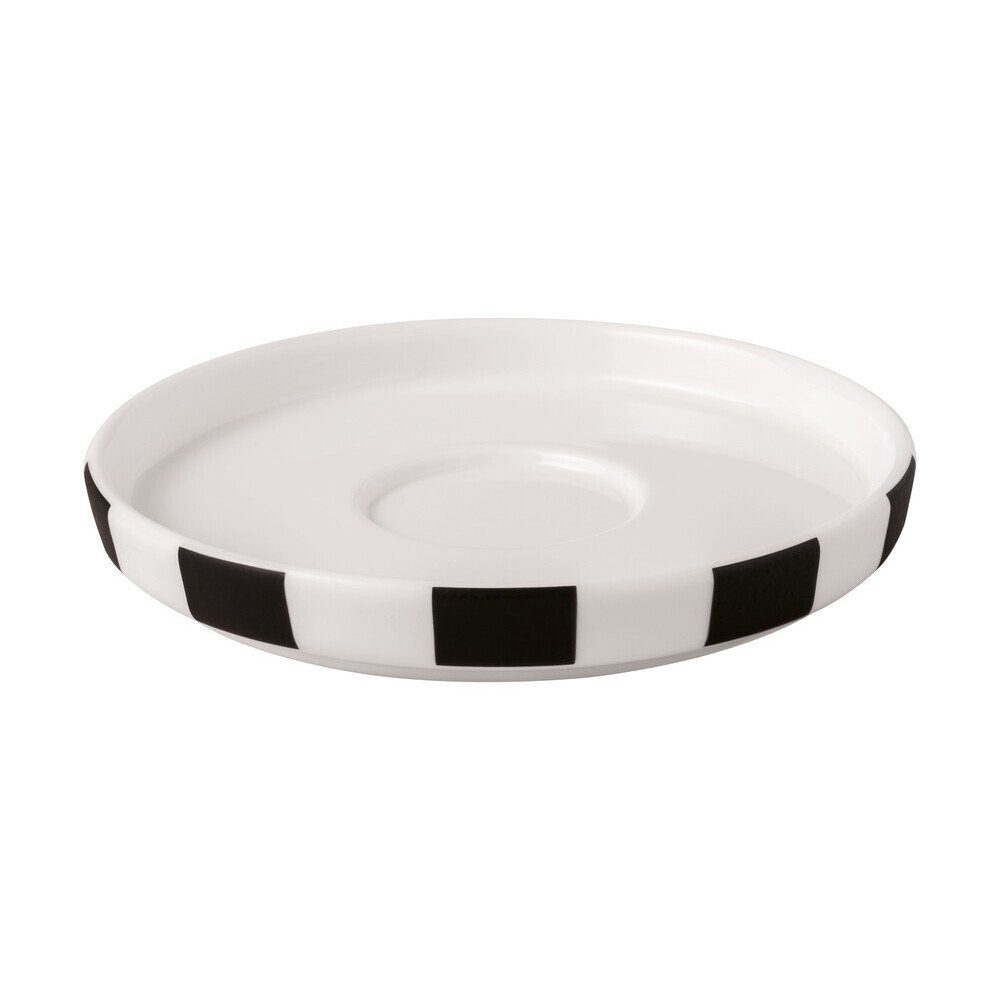 Villeroy & Boch Tasse Espresso-Untertasse 12 cm Memphis Collection, 1-tlg., Premium Porcelain, Espressotasse, Mokkatasse, Made in Germany, Premium Porcelain