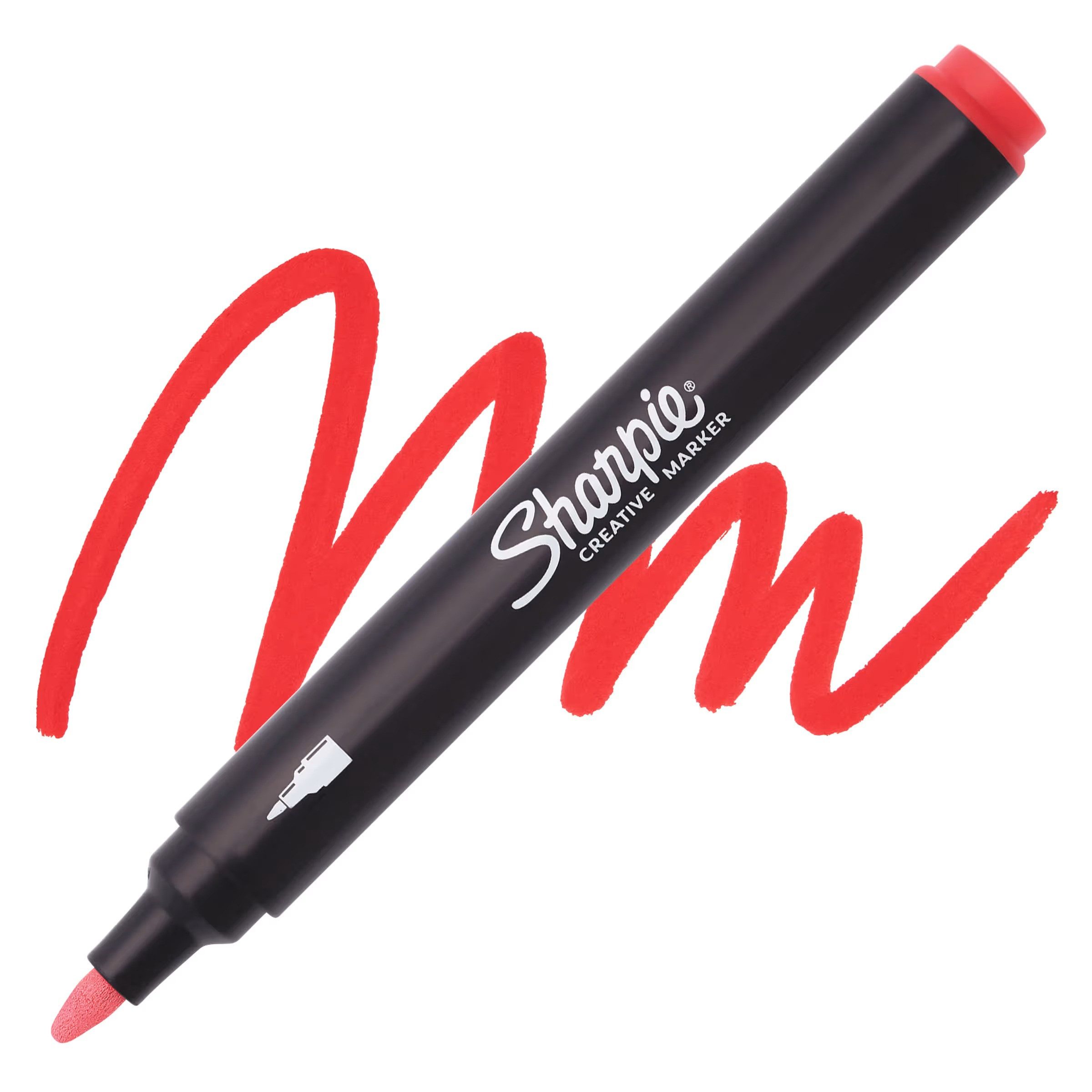 Sharpie Permanentmarker Sharpie Kreativmarker Rundspitze Acryl rot