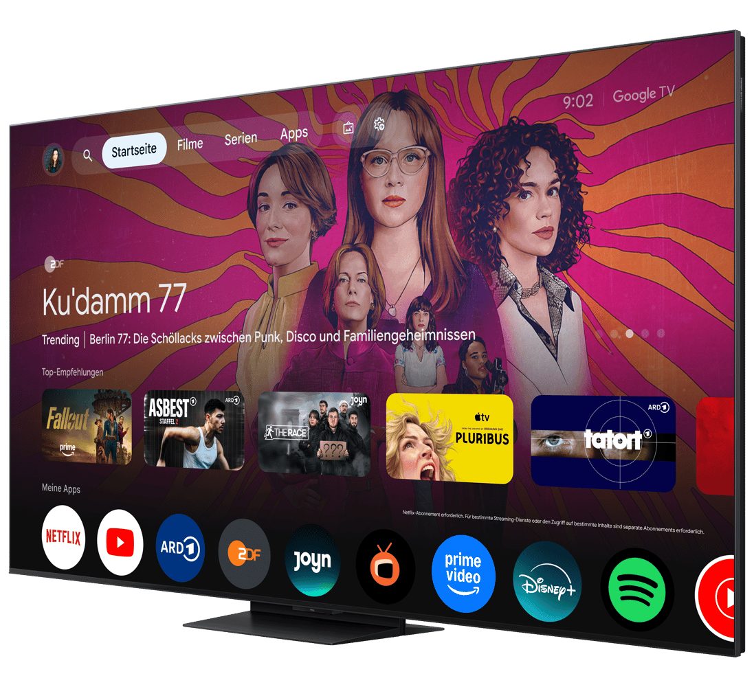 TCL 85A400UX1 QLED Mini LED-Fernseher (85 Zoll, 4K Ultra HD)