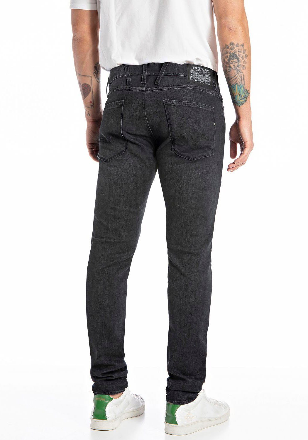 delavè black Anbass Replay Slim-fit-Jeans