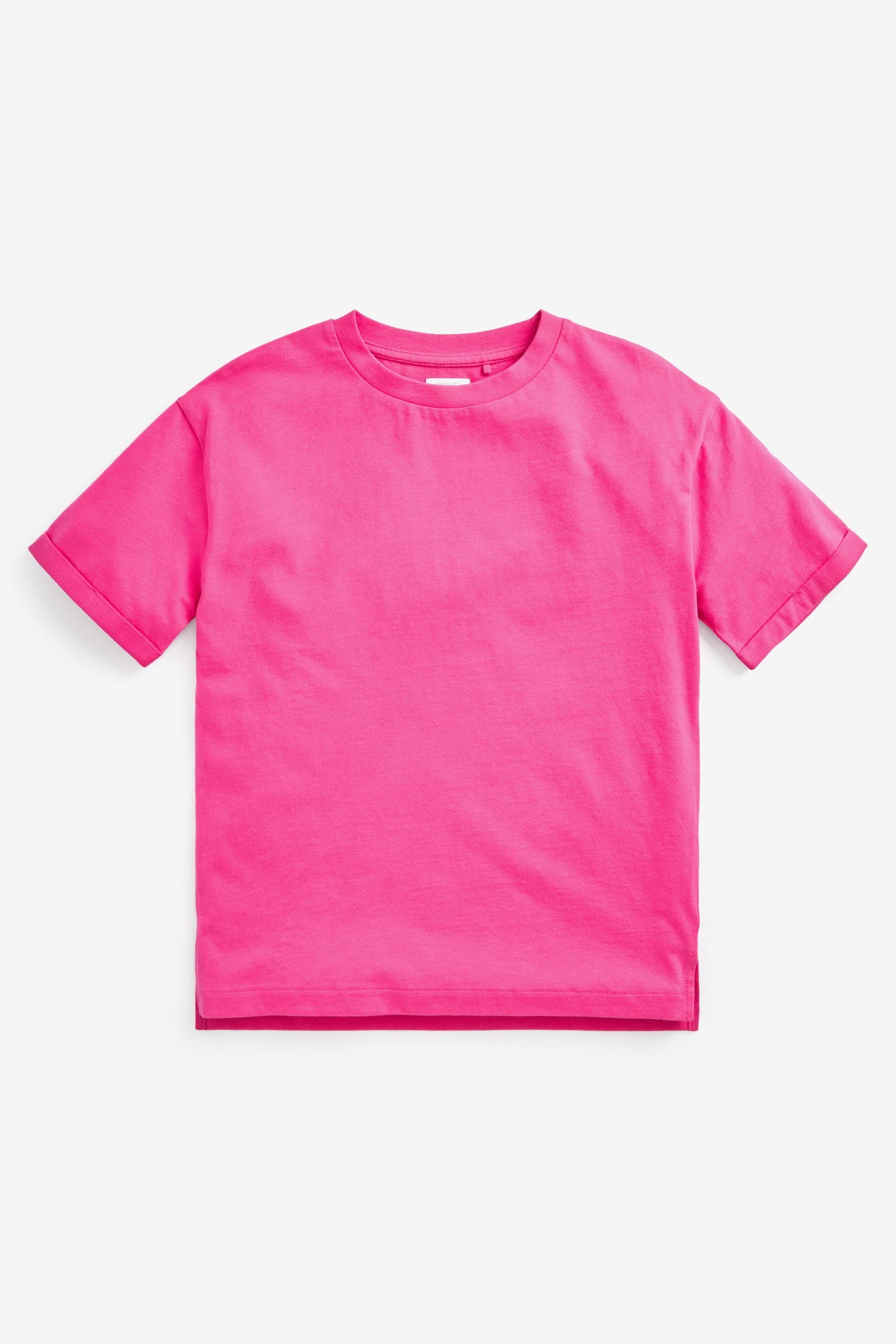 Next Magenta (1-tlg) Pink Oversize-T-Shirt T-Shirt
