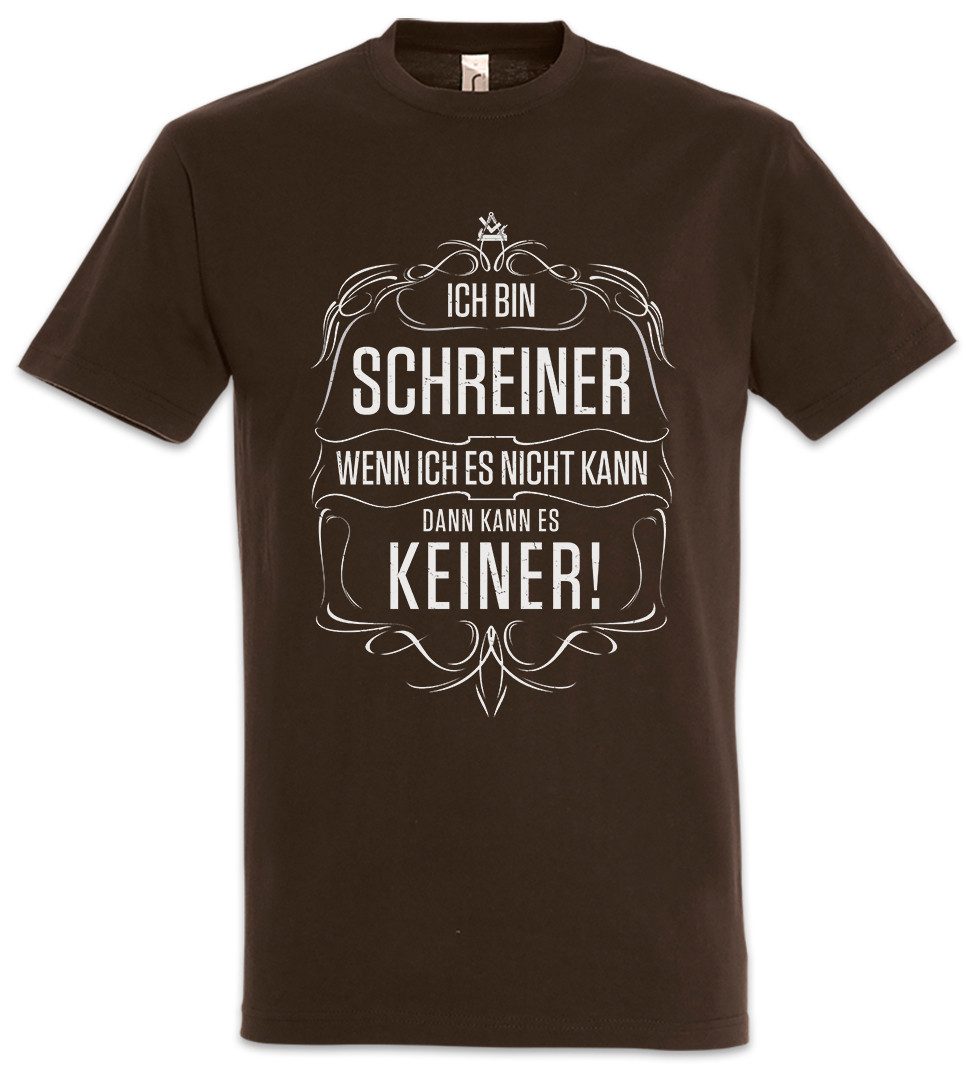 Urban Backwoods Print-Shirt Ich Bin Schreiner günstig online kaufen