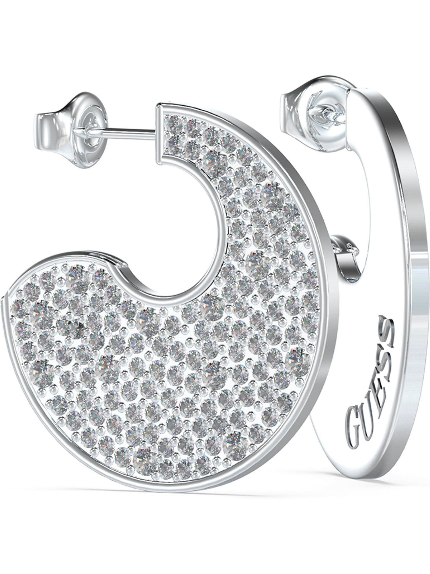 Guess Paar Серьги-кольца Guess Damen-Creolen Edelstahl (Paar)