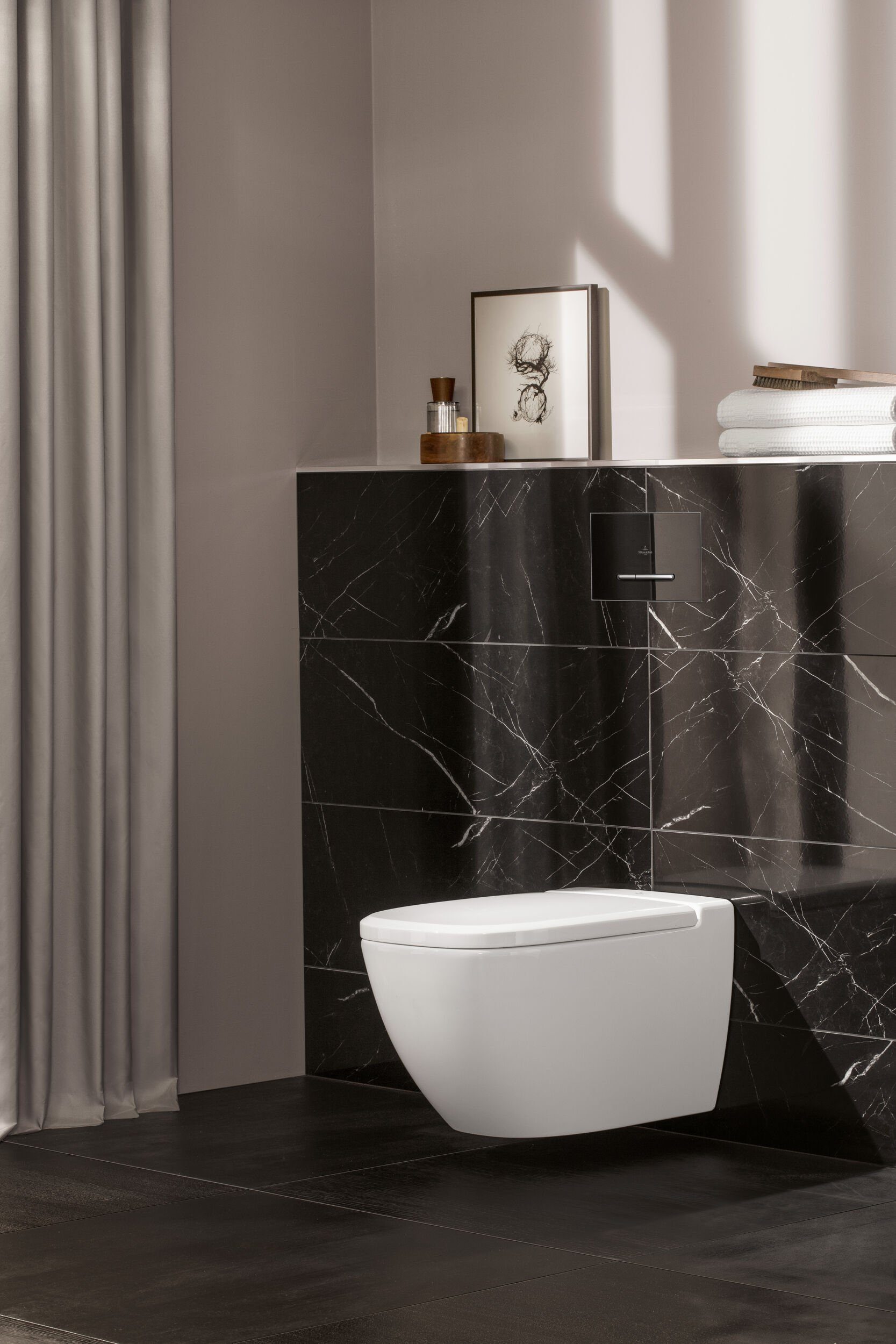 Villeroy & Boch Betätigungsplatte ViConnect Installationssysteme, WC 2-Mengen-Spülung 260 x 150 x 66 mm