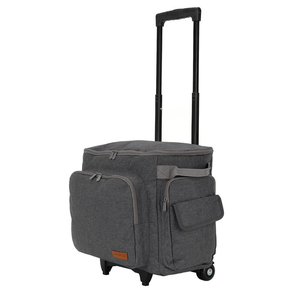 Semplix Nähmaschinen-Trolley - TransportkofferAufbewahrungstasche mit Rollen