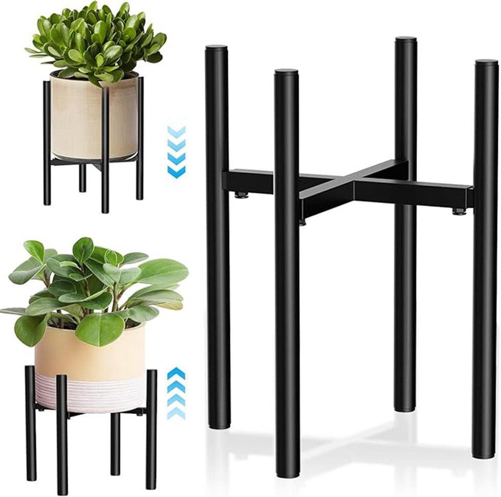Auledio Blumenständer Metall Pflanzenständer Blumentopfständer Teleskopierb günstig online kaufen