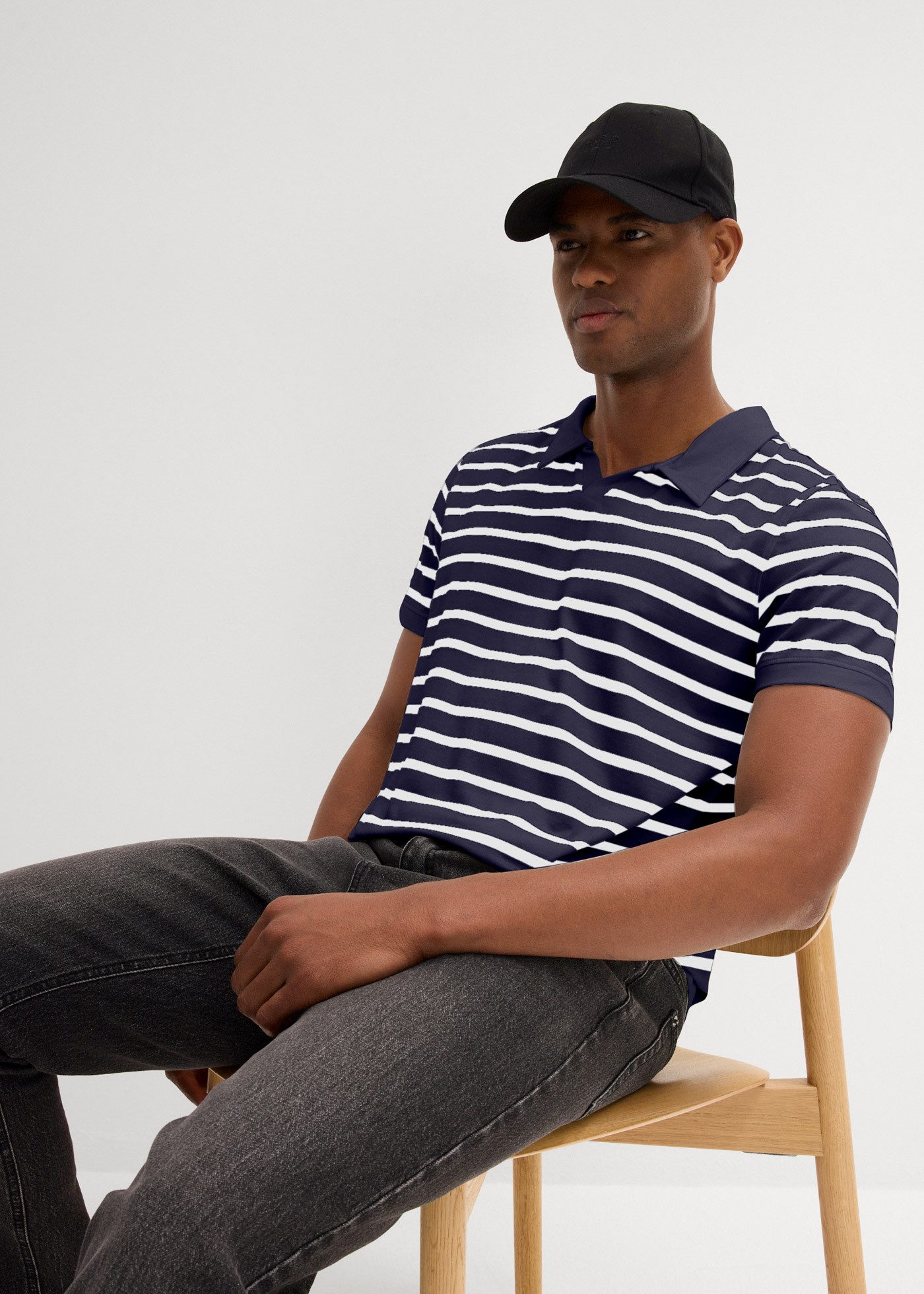 bonprix Poloshirt regular fit Passform, Kurzarm, mit Polokragen günstig online kaufen