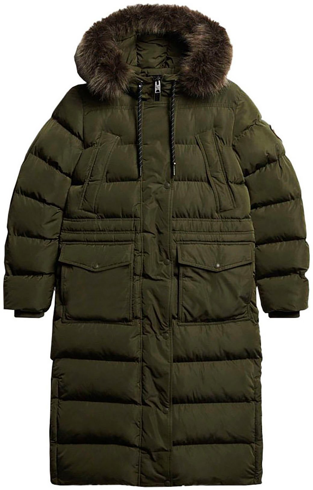 Steppjacke Everest Faux Fur Longline Jkt
