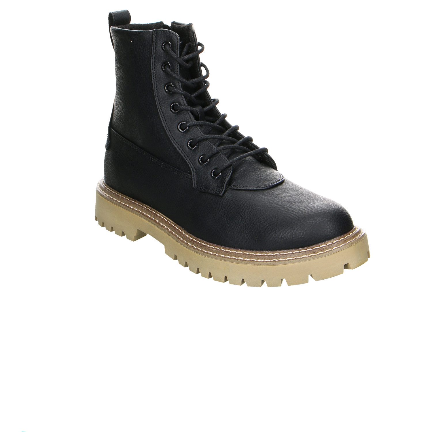 Bullboxer Bullboxer Leder Schnürstiefel Winter schwarz Winterstiefelette