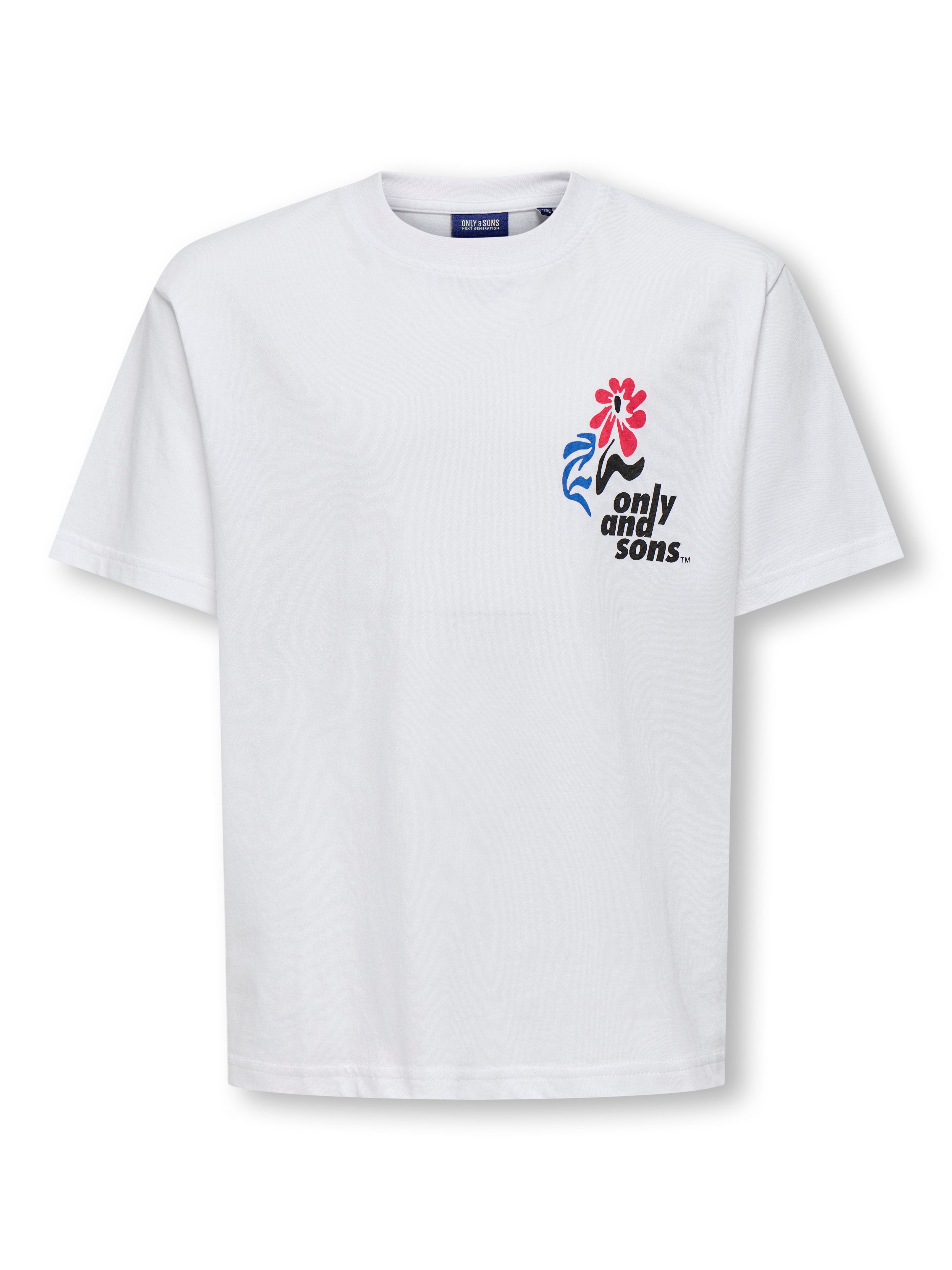 T-Shirt OSJFRED LAURENT FLOW. RLX SS JRS NOOS