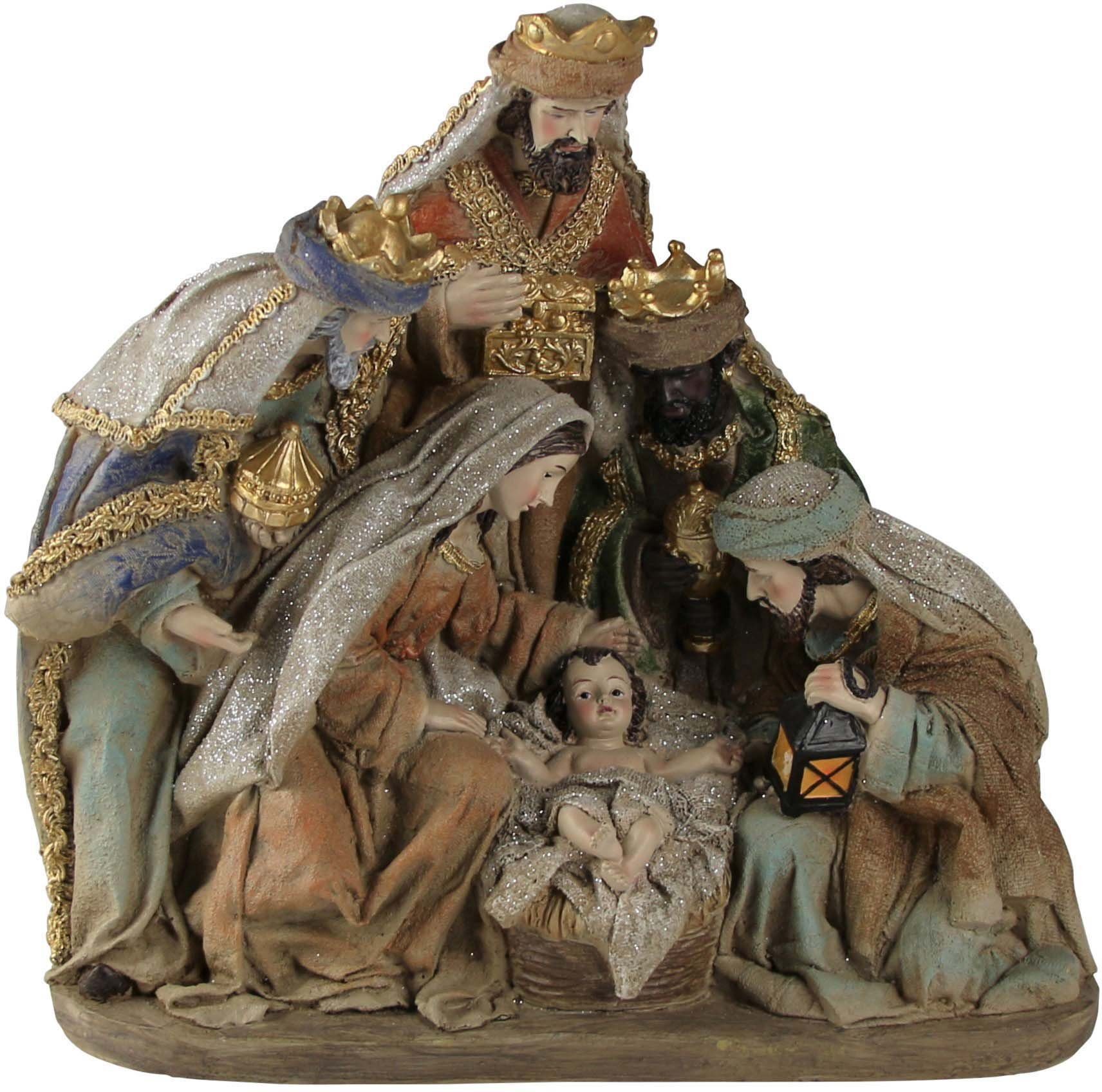 AM Design Krippe Weihnachtsdeko (1-tlg), inklusive 1 Figur, Maße: ca. (B/T/H) 12/25,20/26,60 cm