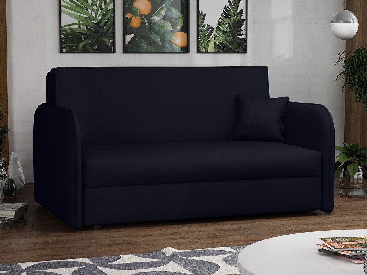 MIRJAN24 Schlafsofa Viva Loft III, mit Bettkasten und Schlaffunktion, 3 Sitzer Sofagarnitur, Polstersofa inkl. Kissen
