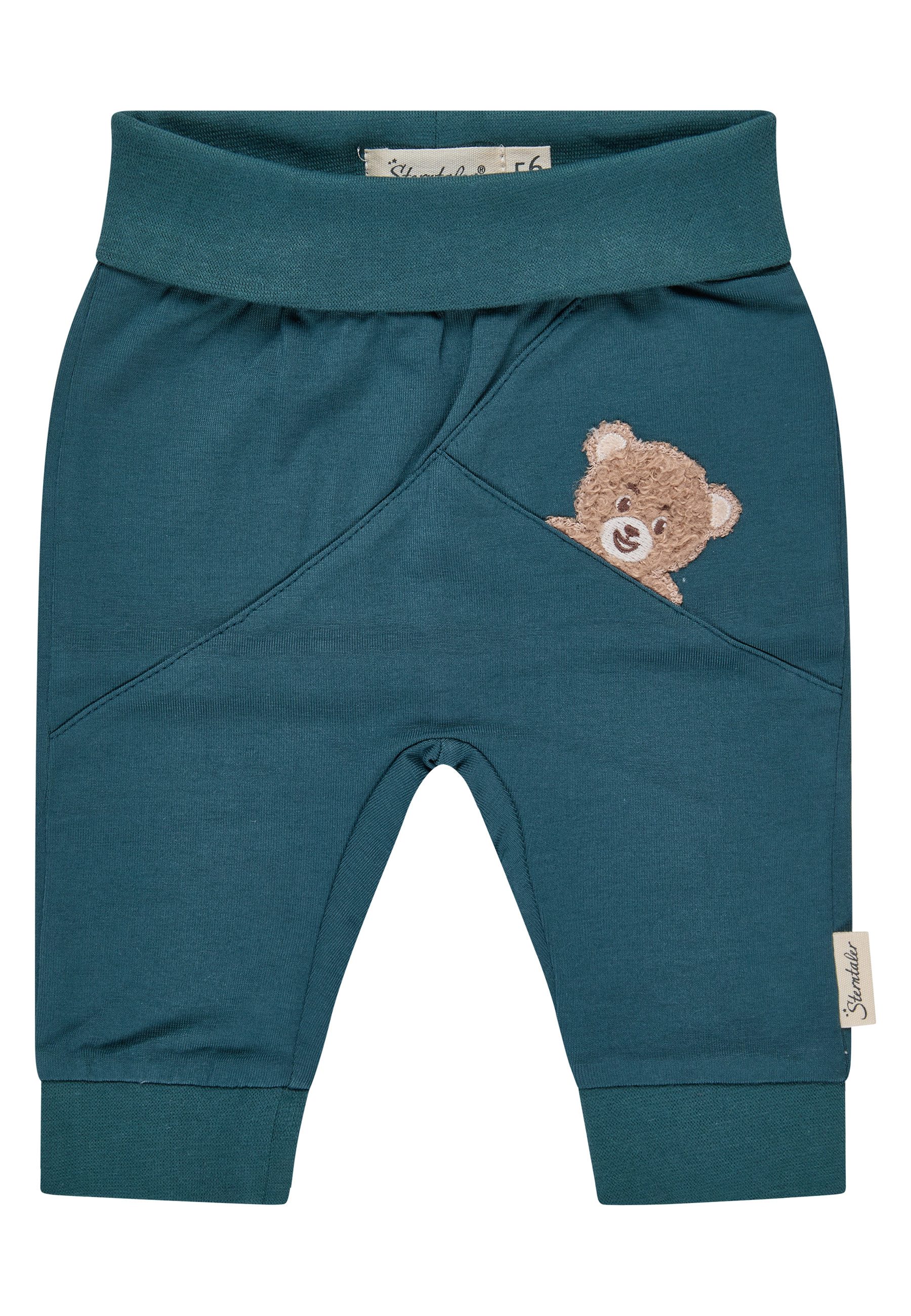 Sterntaler® Strampler Hose Bär (1-tlg., Mitwachsbündchen)