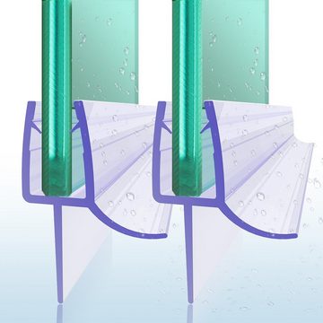 SONNI Duschdichtung Duschdichtung PVC 70-120cm Duschprofil 6/7/8mm Glasdicke für Duschtür, L: 70 cm, Wasserabweiser