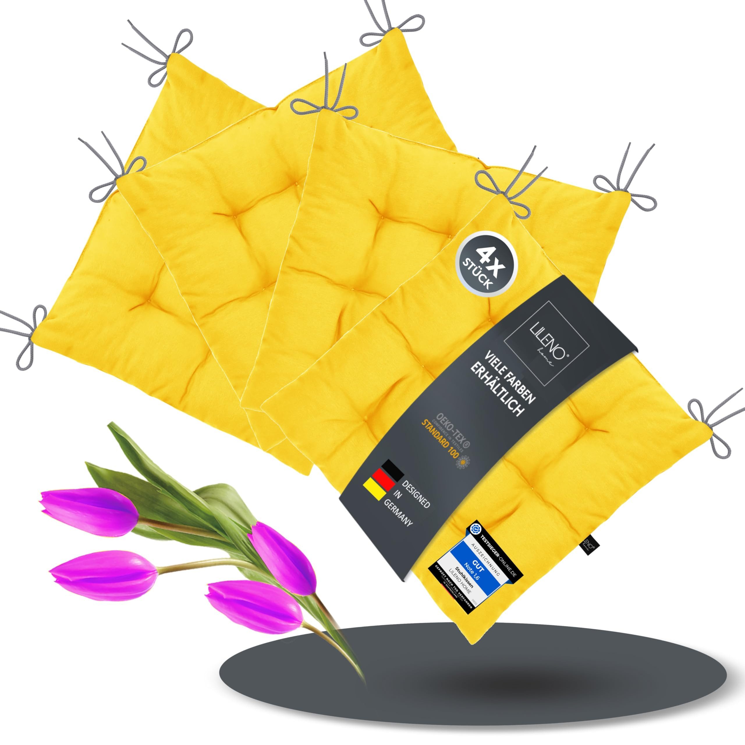 LILENO HOME Stuhlkissen Sitzkissen für Gartenstuhl, günstig online kaufen