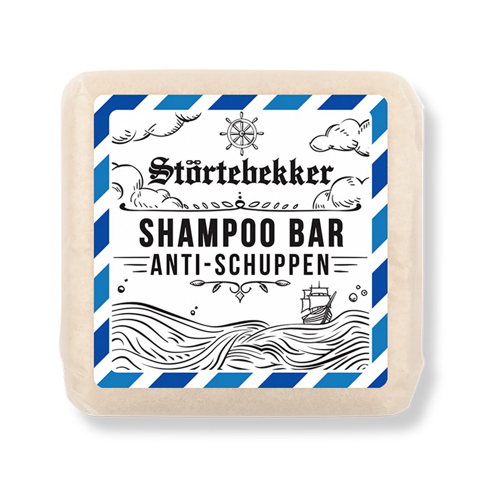Störtebekker Festes Haarshampoo - Anti-Schuppen - 100g/Stück, 1-tlg., Anti-Schuppen Effekt