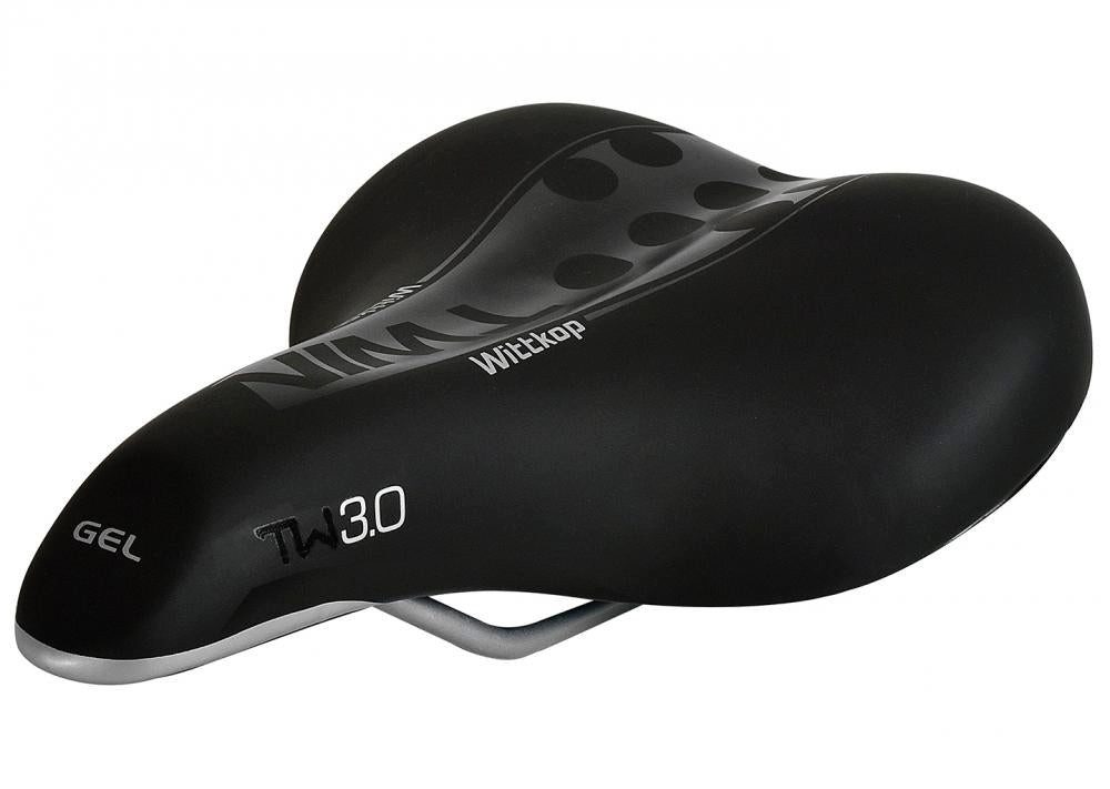 Wittkop Fahrradsattel Wittkop Sättel TWIN 3.0 City Maße: 250x210mm mit Gel Pad ohne Kloben a