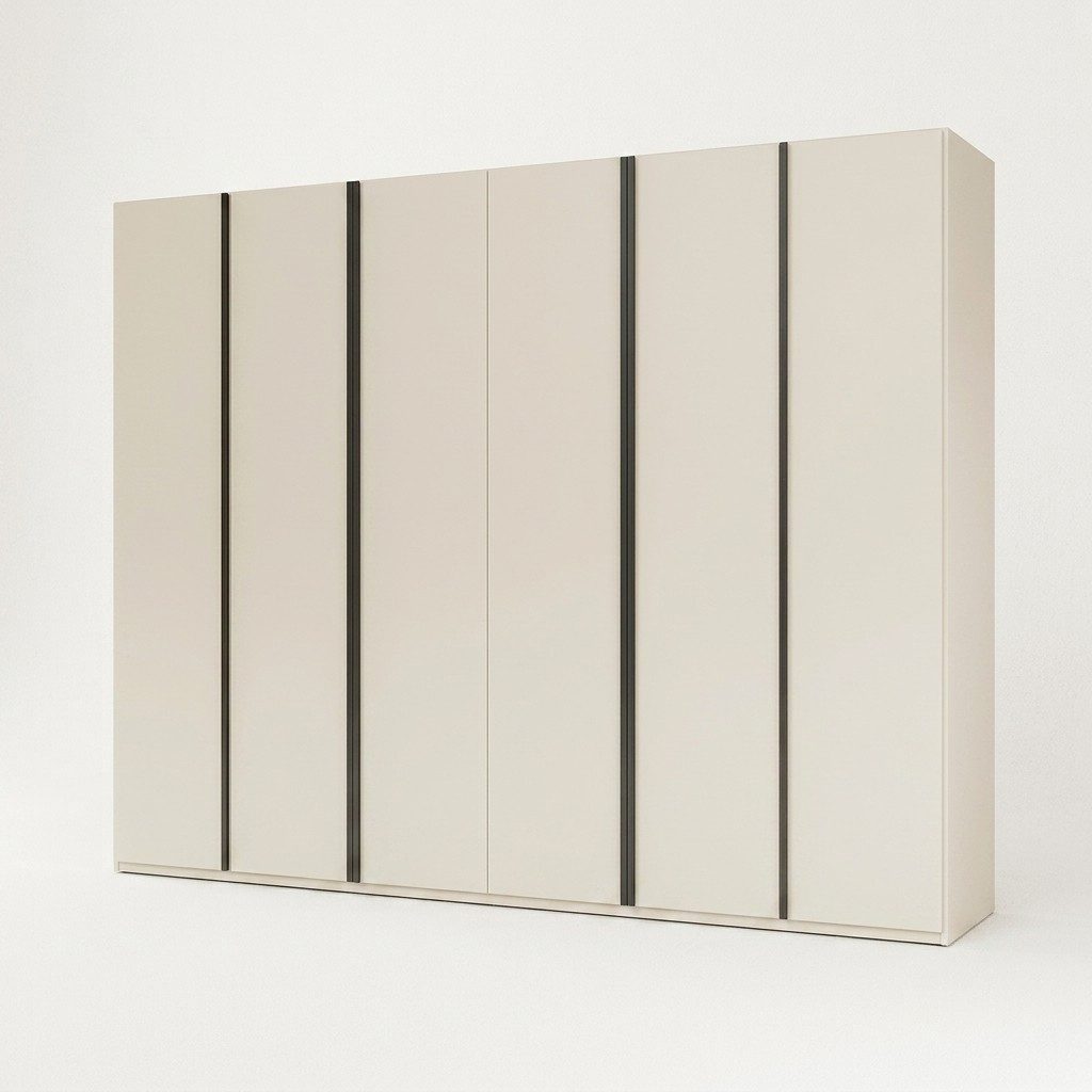Xlmoebel Kleiderschrank Kleiderschrank Beige Modern Edel Schrank Drehtürenschrank Schrank