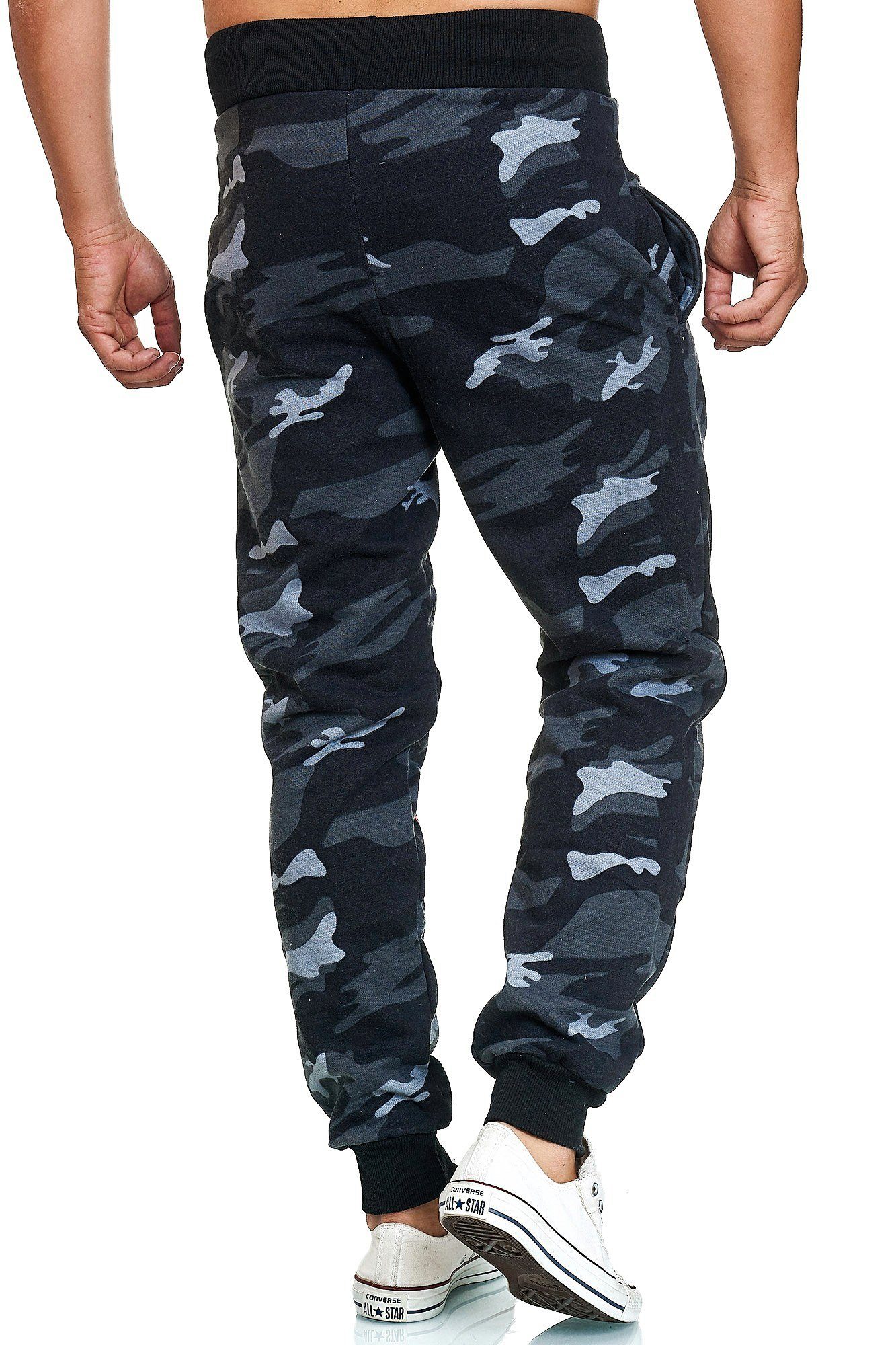 L.gonline Jogginghose Herren JoggingHOSE lang, Trainingshose Baumwolle, Sporthose mit (Sweatpants, 1-tlg) mit elastischem Bund