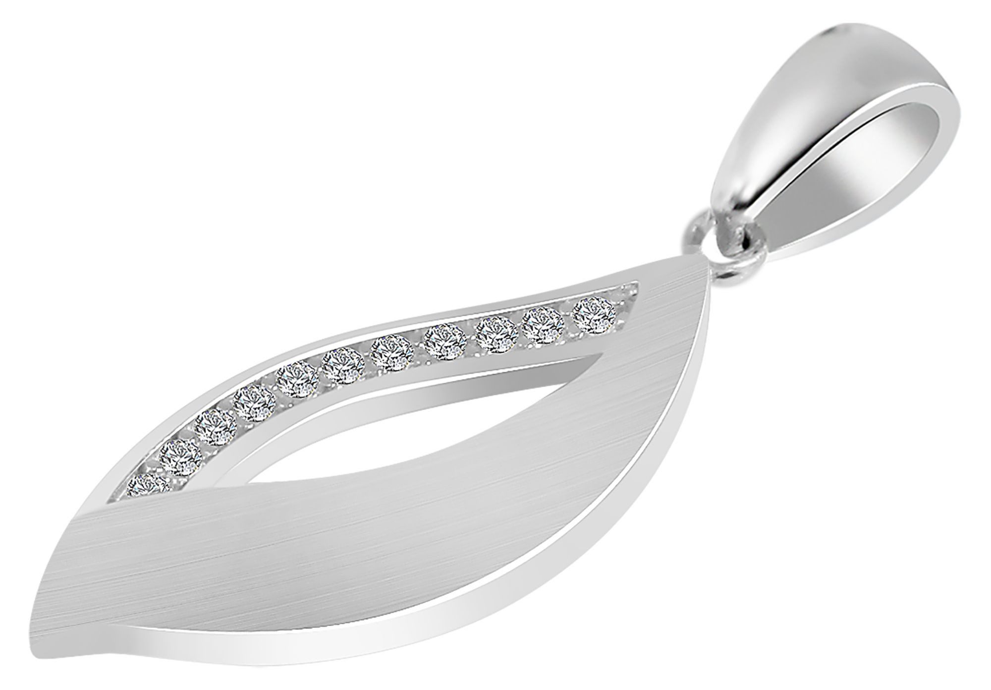 Kettenanhänger Anhänger aus 925 Silber mit Zirkonia