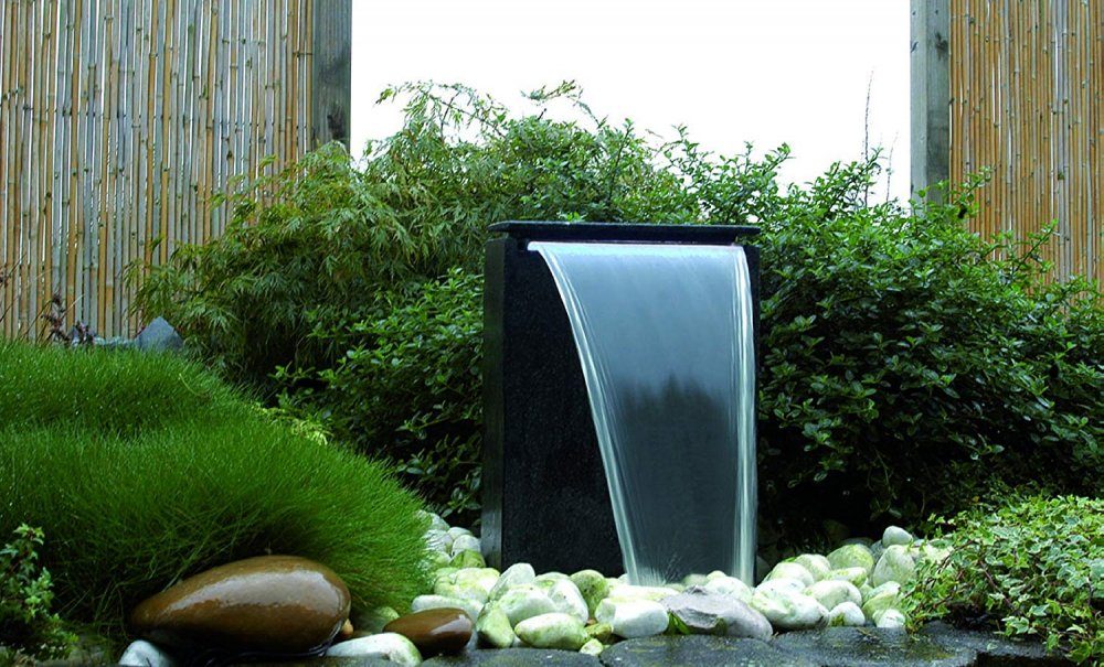 Gartenbrunnen Ubbink VICENZA - Terrazzo-Wasserspiel mit Wasserfall