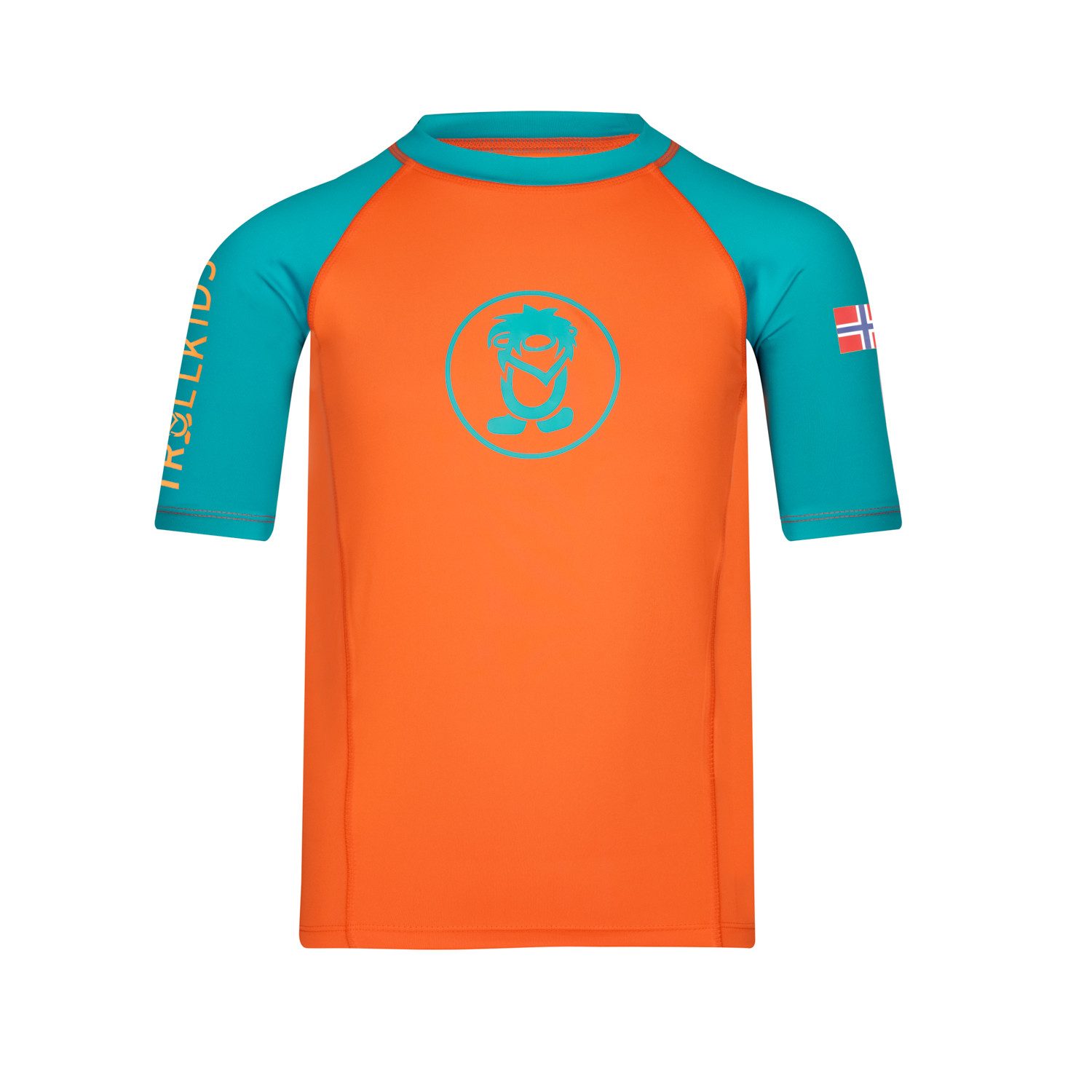 Hellorange/Blaugrün