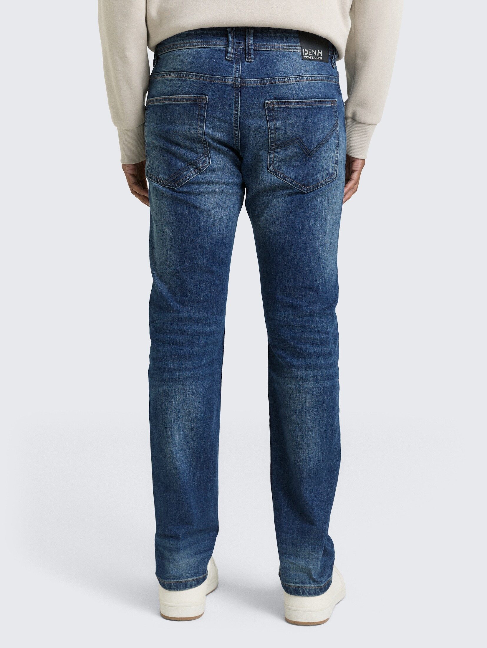 TOM TAILOR Denim Straight-Jeans Jeanshosen TTAEDAN STRAIGHT Jeans