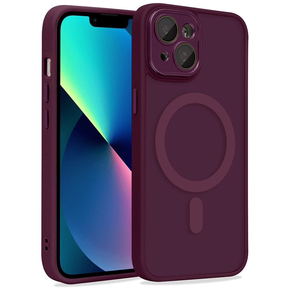 FITSU Handyhülle Schutzhülle für iPhone 13 Hülle mit Kameraschutz Case Handyhülle 6,1 Zoll, Handy Case für iPhone 13 Handyhülle, MagSafe kompatible Hülle