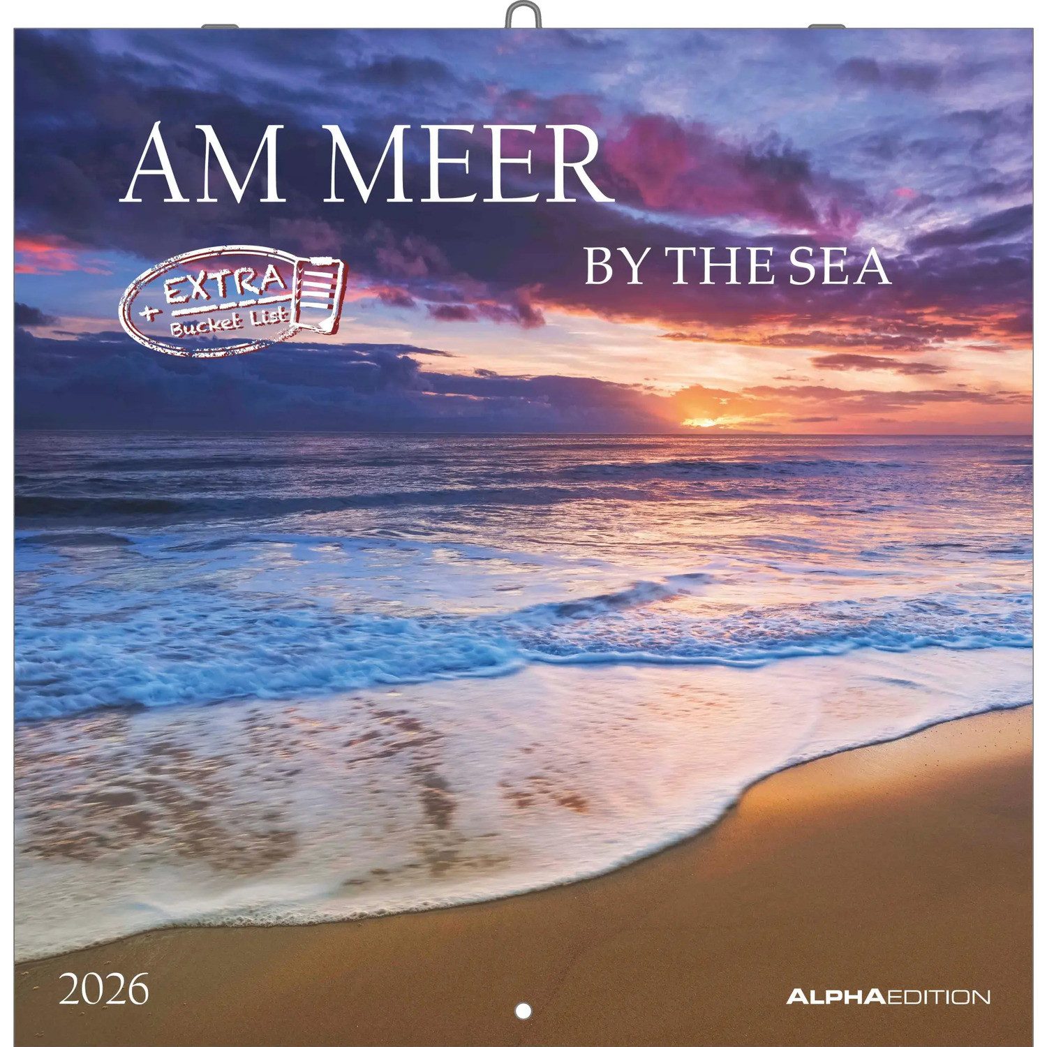 NEUMANN Wandkalender Alpha Edition - Am Meer 2026 Broschürenkalender, 30x30cm,...