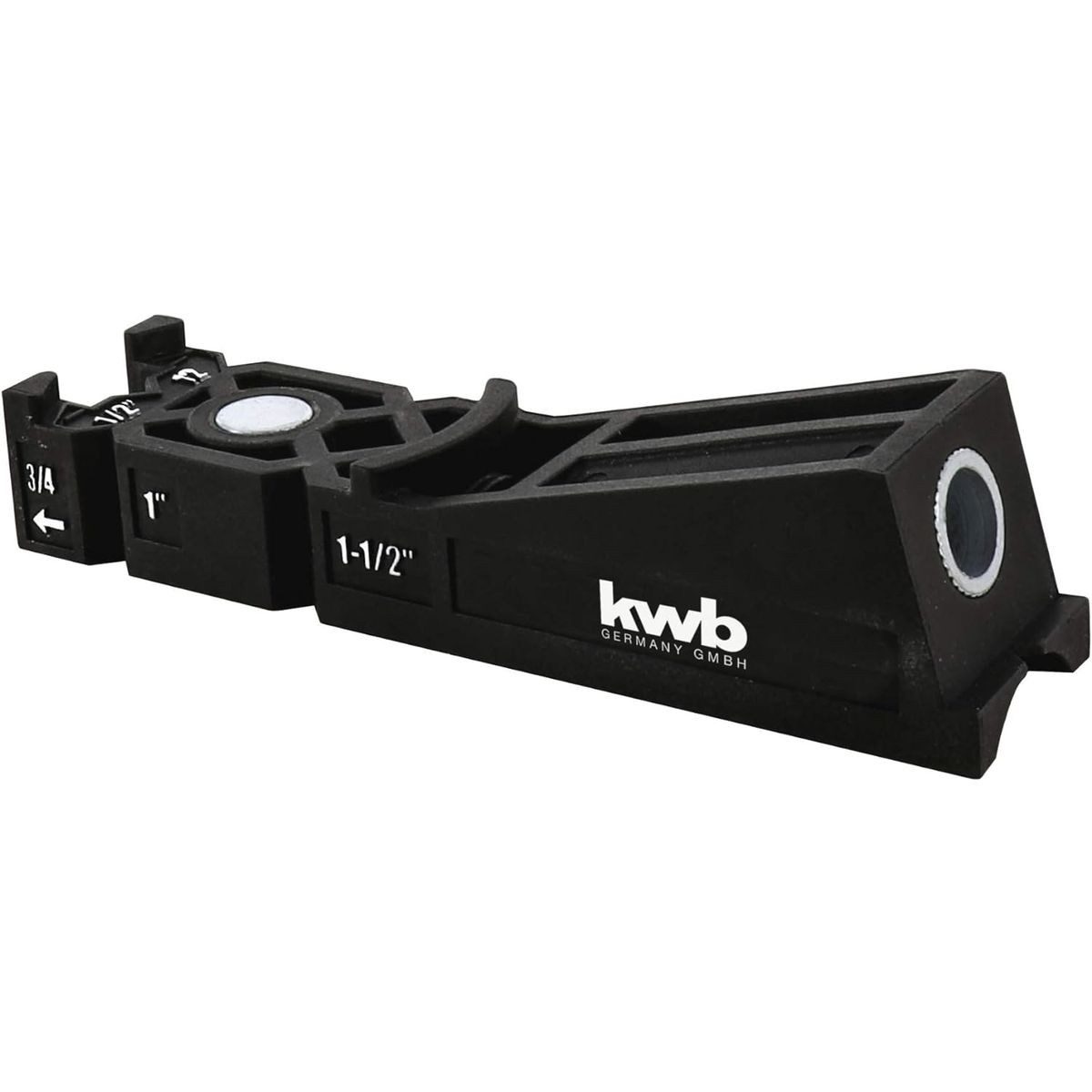 kwb Bohrer- und Bit-Set kwb Taschenloch-Bohrschablone/Bohrlehre inkl. 9 mm Bohrer, Tiefenstop, kwb Taschenloch-Bohrschablone/Bohrlehre inkl. 9 mm Bohrer, Tiefenstop