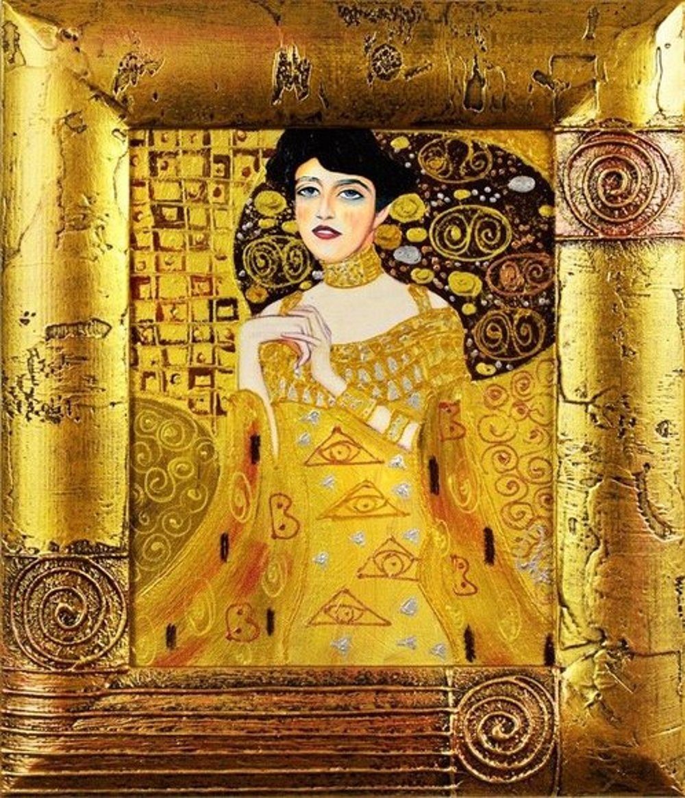 Bild Gemälde JVmoebel Klimt Unikat, ein Gustav »G16124«, handgearbeitet jedes