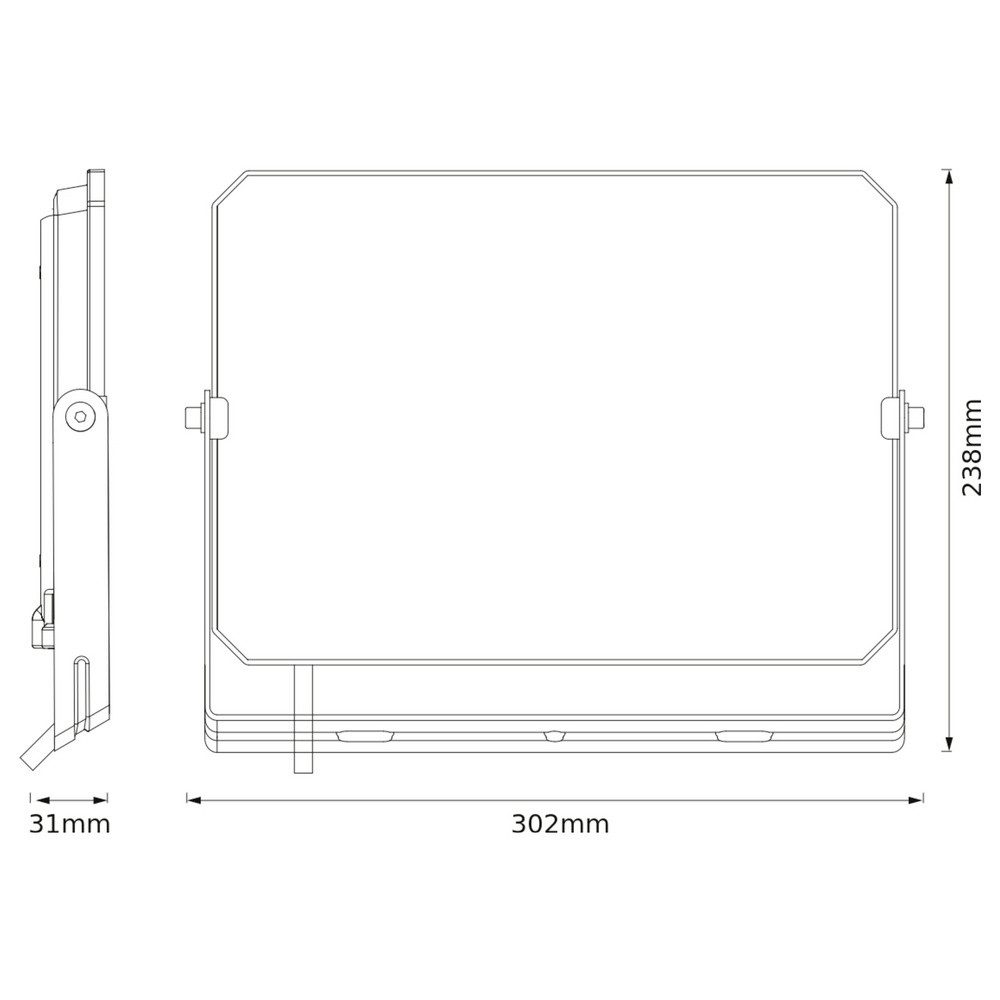 Osram LED Flutlichtstrahler OSRAM HOMELIGHTING 4099854493508 LED-Flutlichtstrahler Leuchtfarben