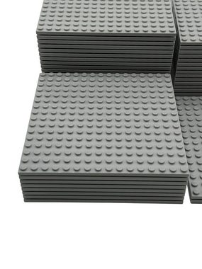 LEGO® Spielbausteine LEGO® 16x16 Bauplatten Hellgrau - 2 Stück - Light bluish grey 91405, (Creativ-Set, 2 St), Made in Europe