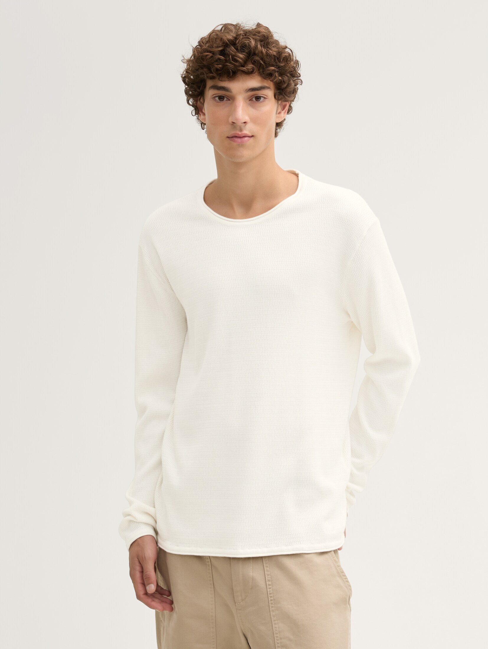 TOM TAILOR Denim Strickpullover Strickpullover aus günstig online kaufen