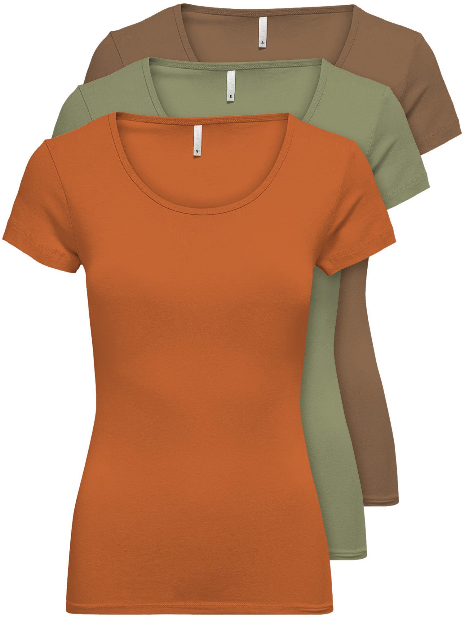 ONLY T-Shirt ONLLIVE LOVE NEW (3-tlg., günstig online kaufen